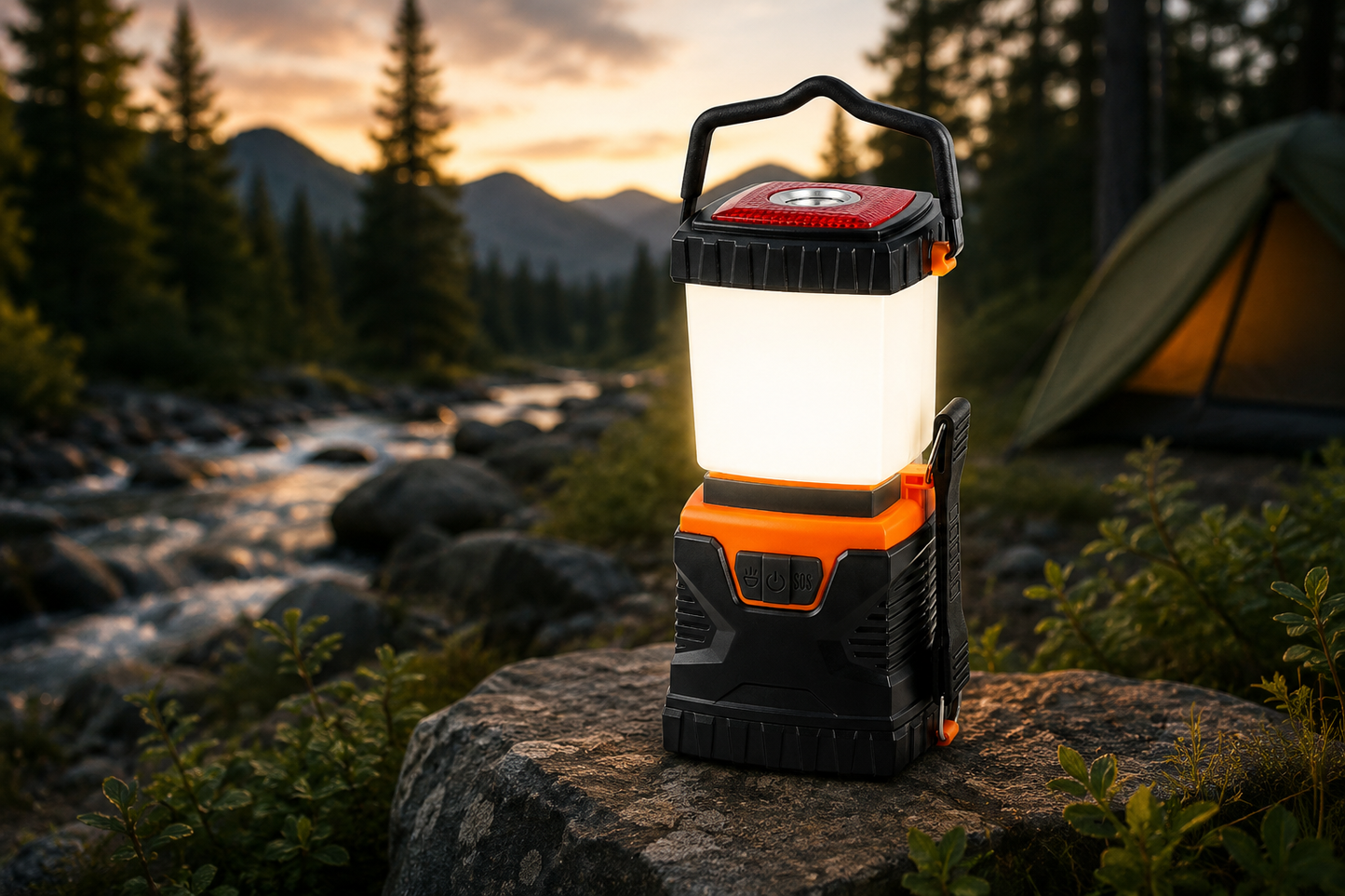 LED Camping Lantern | Battery Powered 360° Outdoor Light